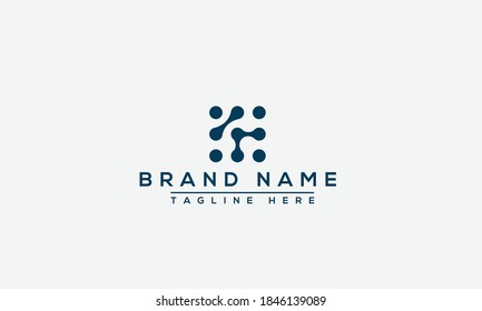 K Logo Design Template Vector Graphic Branding Element.