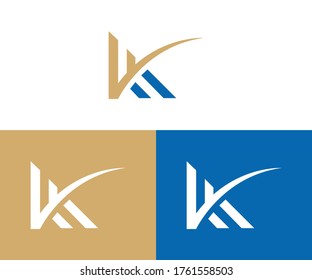 k logo design vector  format