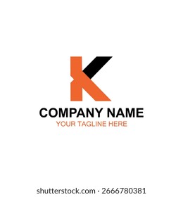K logo design, vector logo, illustration logo design