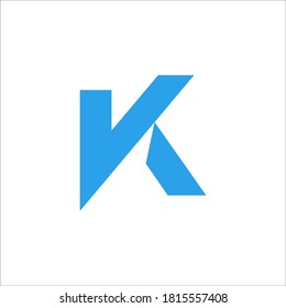Signo vectorial de diseño de logotipo K