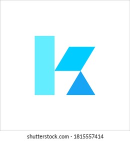 K logo design vector sign