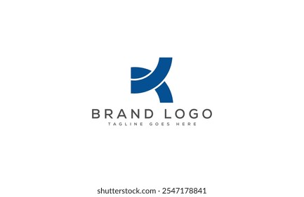 K logo design vector template design for brand