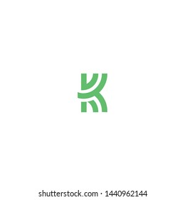K Logo Icon Design Tempate