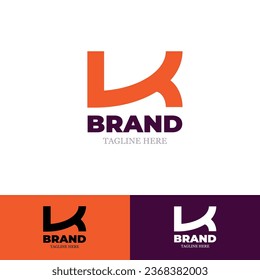 K Logo, icon, Stylish, monogram, minmalist, Moderen, Latest creative, Flat Vector, Isoalated illustration, Sign, Abstract symbol, logotype, font style. k small, capital, king. Simple.