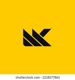 k logo initial monogram vector graphic
