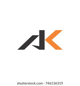 A K Logo Letter