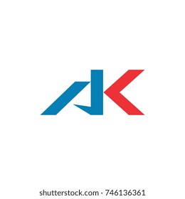 A K Logo Letter