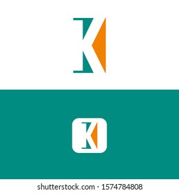 K Logo, K letter logo design