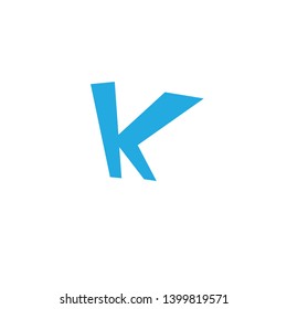 K Logo Letter Vector Illustration