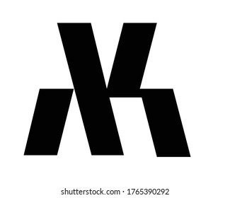 Letras del logotipo de k y logotipos de monograma