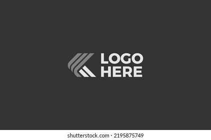 K Logo Logotype K Letter K Logotype Monochrome Proffesional Logo Company