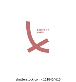 k logotype in chair form