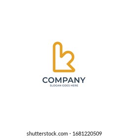 K minimal letter logo | minimalist logo | Minimalism Logo Design Template