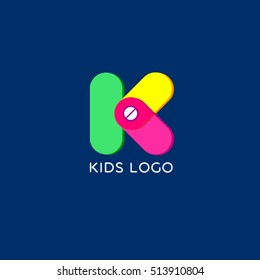 K Kids Logo High Res Stock Images Shutterstock