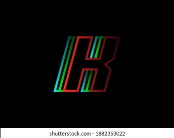 K number font fast, speed motion logo. Sport style futuristic oblique design for   delivery posters, industrial, racing identify and more