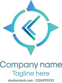 K premium professional modern minimalist Real estate corporate business vector logo design.
