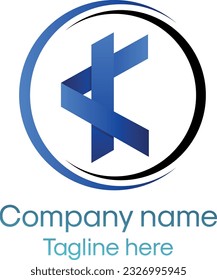 K premium professional modern minimalist Real estate corporate business vector logo design.