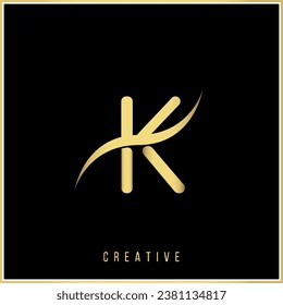 K Premium Vector latter logo design Creative Logo Vector Illustration logo letters Logo Creative
