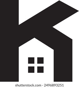 Diseño del logotipo de la propiedad de K. icono, símbolo, archivo del Vector