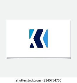 K Quadrilateral Logo Design Vector Stock Vector (Royalty Free ...