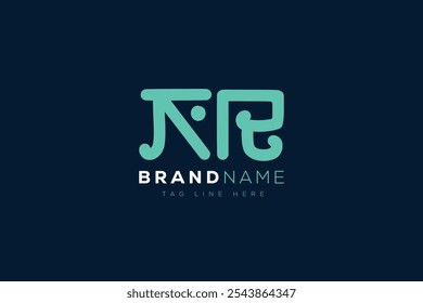 Diseño de logo K y R. KR Letras abstractas Logo Monograma. Este diseño de logotipo es el proceso de crear un símbolo visual que representa una marca, empresa o individuo.