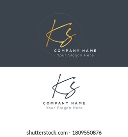  K S KS Initial based logo Letter Symbol Modern and abstract icon design concept. Initial based Vector template. Symbol for Corporate Business Company Identity.