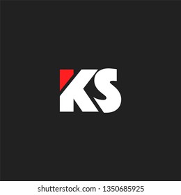 K & S letters Joint logo icon vector template for corporate logo and business card.