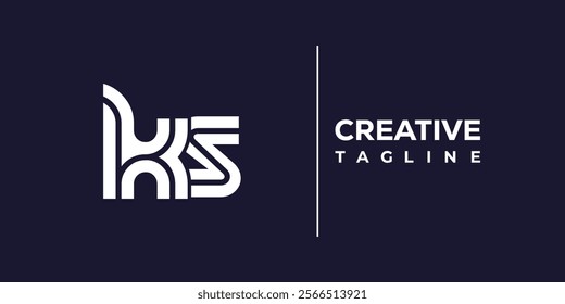 K and S logo design. KS abstract Letters Logo Monogram. This logo design is the process of creating a visual symbol that represents a brand, company, or individual.