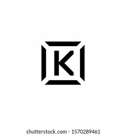 K simple letter vector logo designs