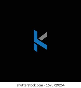 K single letter logo and icon designs