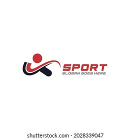 K sport logo. K letter sports theme. suitable for sports identity, business and applications