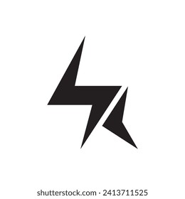 K storm logo icon design simple.