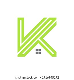 Diseño de logotipo de letras tecnológicas K