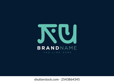 K and U logo design. KU abstract Letters Logo Monogram. This logo design is the process of creating a visual symbol that represents a brand, company, or individual.