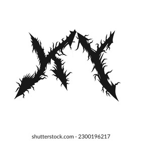 k and y logo on white background