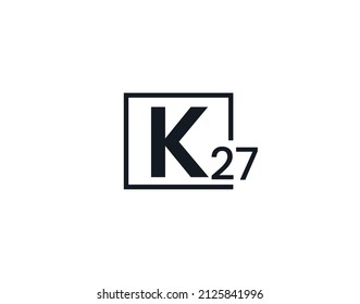 k27, 27 k Logo für den Anfangsbuchstaben