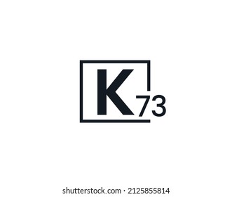 K73, 73K Logo de la letra inicial