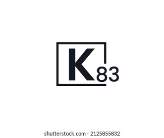 K83, 83K Initial letter logo