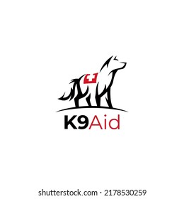 K9 breed rescue dog logo