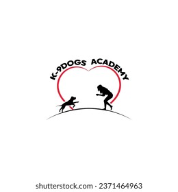 K9 Dogs training academy logo design 