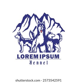 the K9 Kennel logo template 