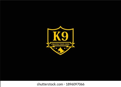 K9 Protection Dog Training Logo for Badge and Emblem Design