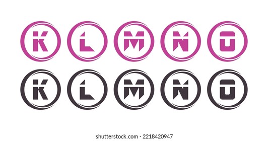 K_O Logo Vektor Symbol Vorlage. Logo-Vektorgrafik des Briefes. Alphabet Logo-Vektorgrafik