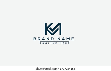 Elemento de promoción de marca gráfica de la plantilla de diseño del logotipo de KA, AK.