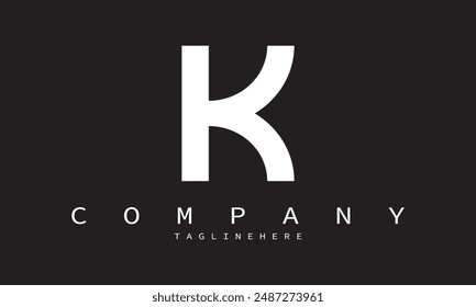 KA, AK Minimalistische und moderne Vektorgrafik Logo Design Vorlage in einer kreativen und einzigartigen Art und Weise
