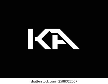 KA Alphabets Letters Logo Monogram