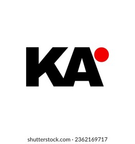 KA company name initial letters icon