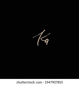 Ka handwritten logo for identity