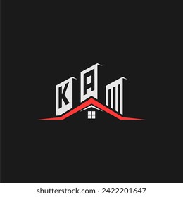 Vector de diseño del logotipo de la casa de la construcción inicial de KA