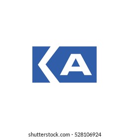 ka k square logo vector